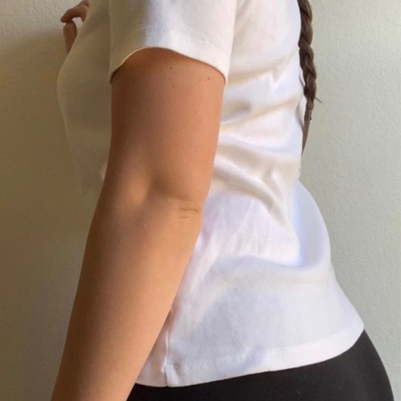 Talbots 100% Cotton Tee Size MP Minimalist Capsule Wardrobe Basic - Picture 2 of 5